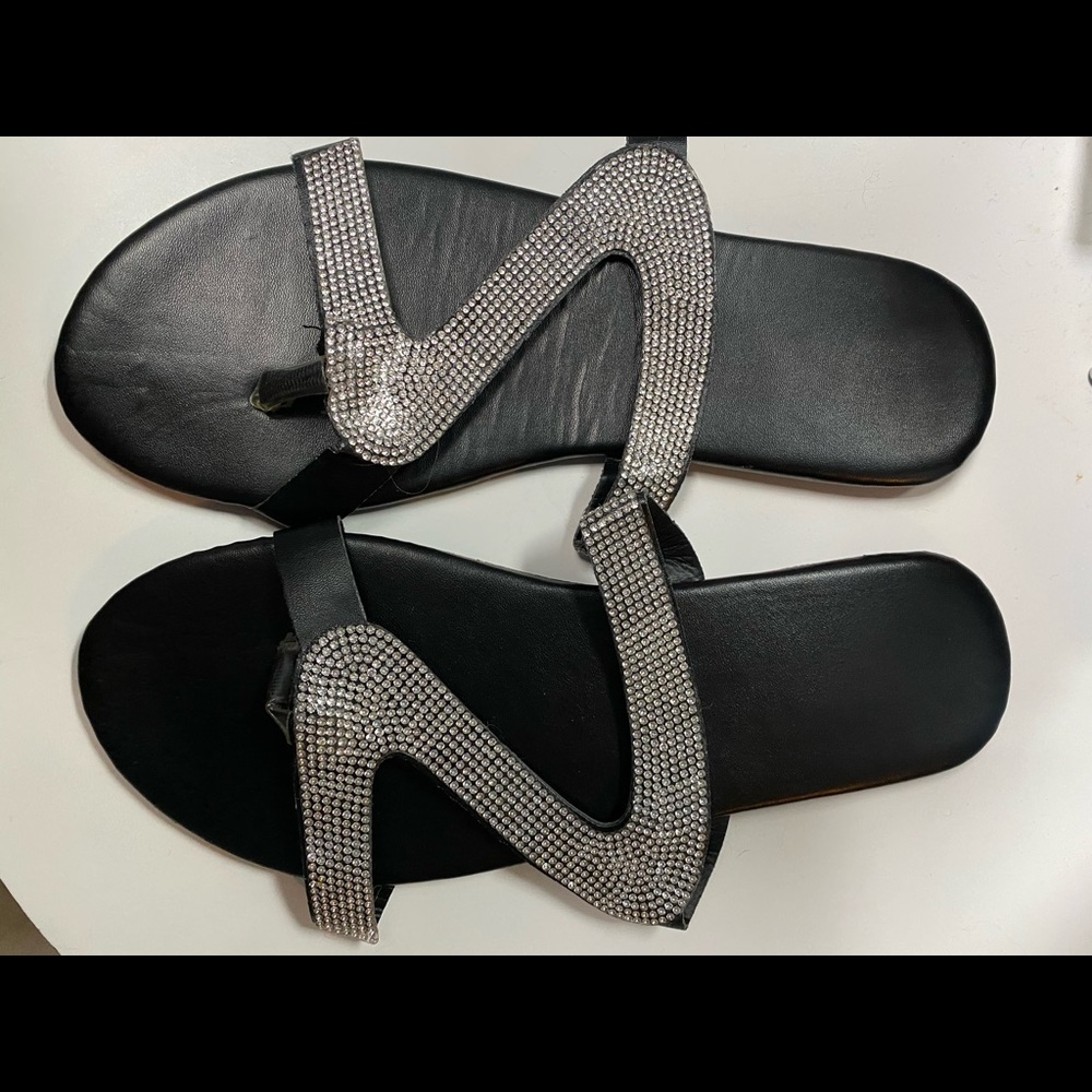 Women’s Black Dressy Sandals NWT